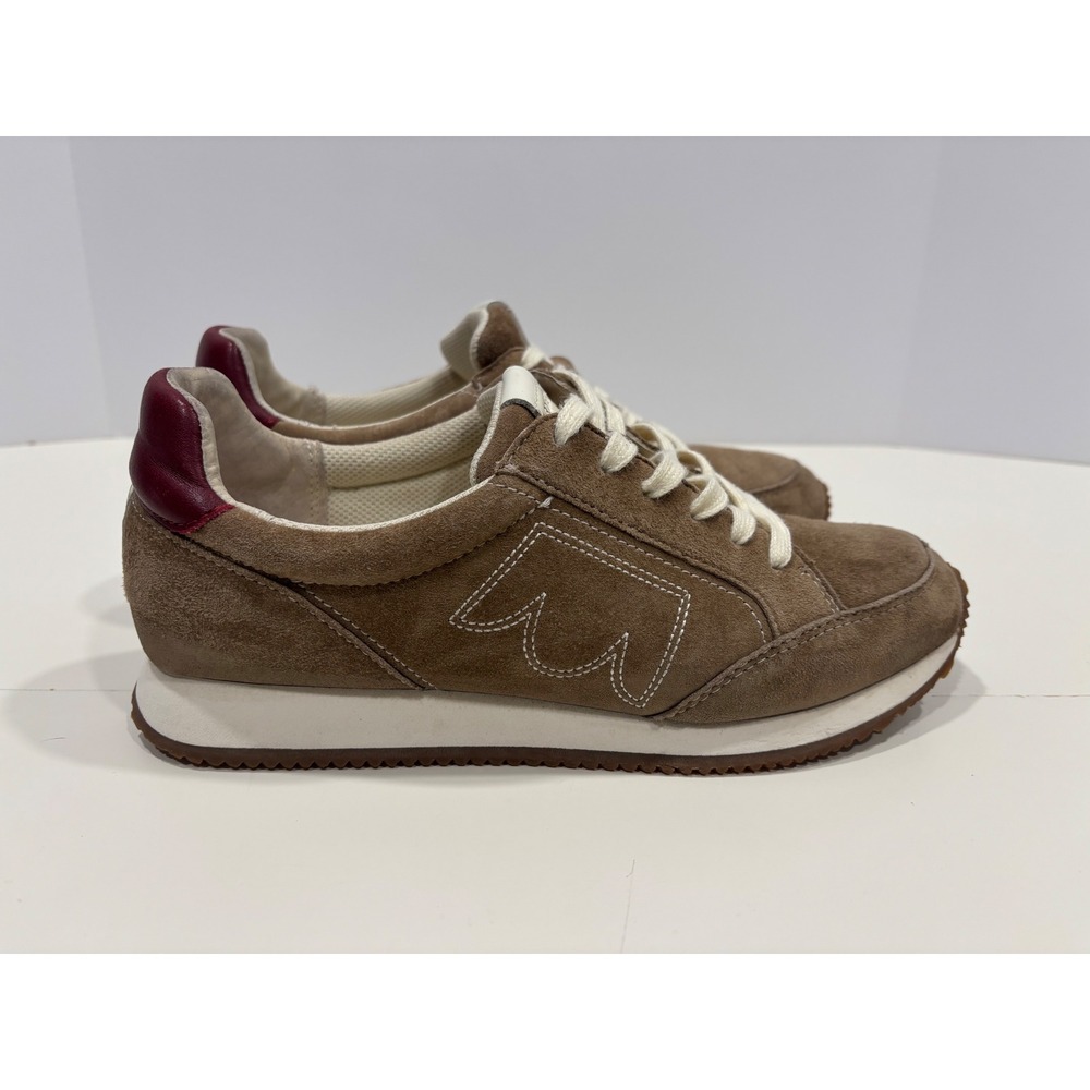 Birdies Roadrunner Brown Suede Burgundy Retro Sneakers Womens 8.5 FUPUUN